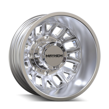 Load image into Gallery viewer, Mayhem 8107D Cogent Dually 17x6.5 / 8x165.1 BP / -142mm Offset / 121.3mm Hub Polished Wheel