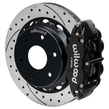 Load image into Gallery viewer, Wilwood 03-08 Audi A4 FNSL4R Rear Big Brake Kit 12.88in Drilled &amp; Slotted Rotor - Black