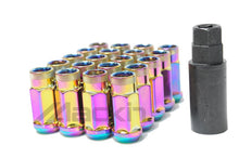Load image into Gallery viewer, Wheel Mate Monster Open End Lug Nut Set of 20 - Black Chrome 14x1.50