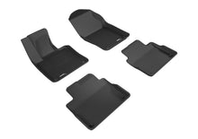 Load image into Gallery viewer, 3D MAXpider 2017-2019 Volvo S90/V90 Kagu 1st &amp; 2nd Row Floormats - Black