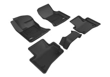 Load image into Gallery viewer, 3D MAXpider 2017-2020 Jaguar F-Pace Kagu 1st &amp; 2nd Row Floormats - Black