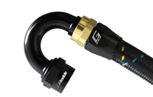 Load image into Gallery viewer, GReddy AN16 180 DEGREE HOSE END SWIVEL BLACK/GOLD ANODIZED