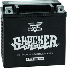 Twin Power YTX-14L Shocker Battery Replaces H-D 65958-04