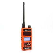 Load image into Gallery viewer, Rugged Radios Waterproof GMRS Handheld Radio with NOAA Alerts - FM Radio - Safety Orange