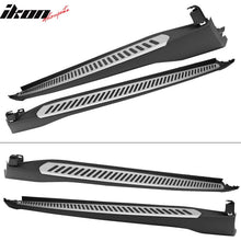 Load image into Gallery viewer, 2015-2019 BMW X6 F16 Black &amp; Silver 2PCS Running Boards Side Step Bars