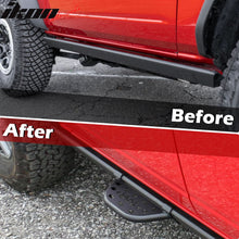 Load image into Gallery viewer, 2021-2025 Ford Bronco 2/4 Dr Black Rock Rail Side Step Tungsten Steel