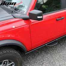 Load image into Gallery viewer, 2021-2025 Ford Bronco 2/4 Dr Black Rock Rail Side Step Tungsten Steel
