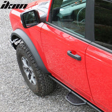 Load image into Gallery viewer, 2021-2025 Ford Bronco 2/4 Dr Black Rock Rail Side Step Tungsten Steel