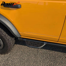 Load image into Gallery viewer, 2021-2025 Ford Bronco 2/4 Dr Black Rock Rail Side Step Tungsten Steel