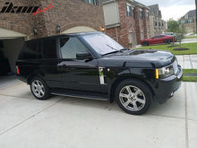 Load image into Gallery viewer, 2003-2012 Land Rover Range Rover OE Silver Rubber Black Running Board
