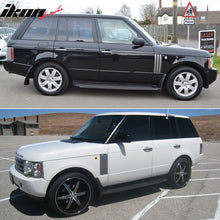 Load image into Gallery viewer, 2003-2012 Land Rover Range Rover OE Silver Rubber Black Running Board