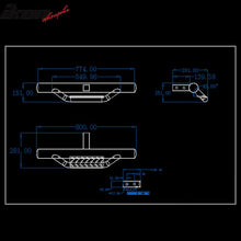 Load image into Gallery viewer, Universal Cabs V1 Black Powder Coated Rear Step Bumper Guard Steel