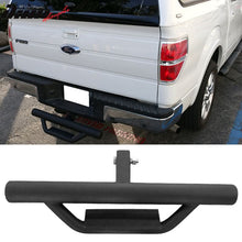 Load image into Gallery viewer, Universal Cabs V1 Black Powder Coated Rear Step Bumper Guard Steel
