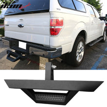 Load image into Gallery viewer, Universal Pick Up Trunk V2 Black Powder Coated Step Bumper Guard Steel