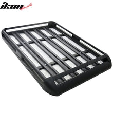 Load image into Gallery viewer, Universal Black Roof Rack Luggage Carrier W/ Cross Bar Aluminum