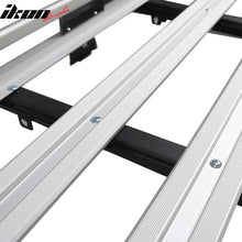 Load image into Gallery viewer, Universal Silver Roof Rack Luggage Carrier W/ Cross Bar Aluminum