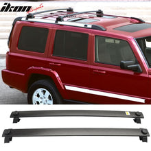 Load image into Gallery viewer, 2006-2010 Jeep Commander OE Style Black Roof Rack Cross Bar Aluminum