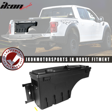 Load image into Gallery viewer, 2015-2023 Ford F-150 Black Truck Bed Storage Box Driver Side ABS