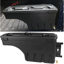 Load image into Gallery viewer, 2015-2023 Ford F-150 Black Truck Bed Storage Box Passenger Side ABS