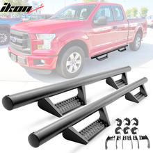 Load image into Gallery viewer, 2015-2022 Ford F-150 Super Cab BCK Style Black Running Board Side Step