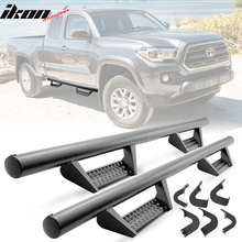 Load image into Gallery viewer, 2005-2022 Toyota Tacoma Access Cab BCK Style Black Running Boards