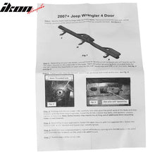 Load image into Gallery viewer, 2007-2018 Jeep Wrangler 4Dr BCT Style Black Running Boards Side Steps