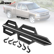 Load image into Gallery viewer, 2007-2018 Chevy Silverado Extended Cab BZ Style Black Running Boards
