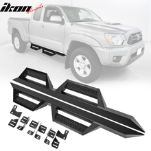 Load image into Gallery viewer, 2005-2022 Toyota Tacoma Access Cab BZ Black Running Board Side Steps