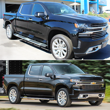 Load image into Gallery viewer, 2019-2024 Chevy Silverado Sierra 1500 OE S6 Style Black Running Boards
