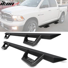 Load image into Gallery viewer, 2009-2023 Dodge Ram 1500 IKON V2 Style Black Running Board Solid Steel