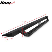 Load image into Gallery viewer, 2009-2023 Dodge Ram 2500 3500 IKON V1 Black Running Boards Solid Steel
