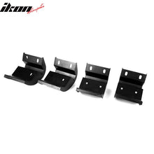 Load image into Gallery viewer, 2009-2014 Ford F-150 Crew Cab IKON V1 Black Running Boards Solid Steel