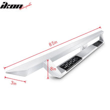 Load image into Gallery viewer, 2009-2014 Ford F-150 Crew Cab IKON V1 Silver Running Board Solid Steel