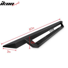 Load image into Gallery viewer, 2005-2022 Toyota Tacoma Double Cab IKON V1 Black Running Boards Steel