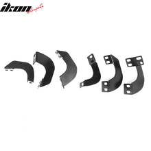 Load image into Gallery viewer, 2005-2022 Toyota Tacoma Double Cab IKON V2 Black Running Boards Steel