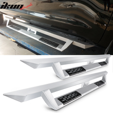 Load image into Gallery viewer, 2007-2021 Toyota Tundra Crew Max IKON V1 Silver Running Boards Steel