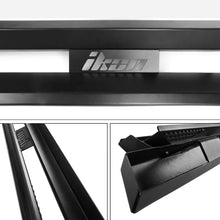 Load image into Gallery viewer, 2007-2018 Chevy Silverado GMC Sierra IKON V1 Black Running Board Steel