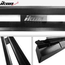 Load image into Gallery viewer, 2007-2019 Chevy Silverado GMC Sierra IKON V1 Black Running Board Steel
