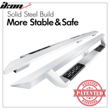 Load image into Gallery viewer, 2005-2022 Toyota Tacoma Double Cab IKON V1 Silver Running Boards Steel