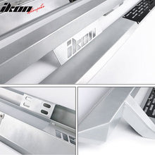 Load image into Gallery viewer, 2007-2021 Toyota Tundra Crew Max IKON V1 Silver Running Boards Steel