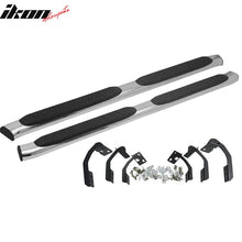 Load image into Gallery viewer, 2004-2014 Ford F150 Extended Cab OE Silver Black Running Board Steel