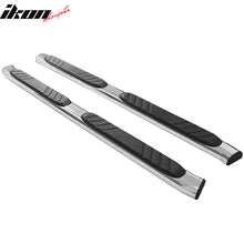 Load image into Gallery viewer, 2004-2014 Ford F150 Crew Cab OE Style Silver Black Running Board Steel