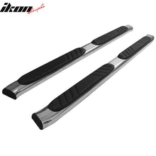 Load image into Gallery viewer, 2004-2014 Ford F150 Crew Cab OE Style Silver Black Running Board Steel