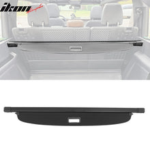 Load image into Gallery viewer, 2021-2025 Ford Bronco 4-Door Black Retractable Rear Trunk Cargo Cover