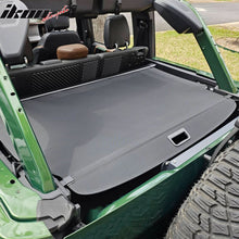 Load image into Gallery viewer, 2021-2025 Ford Bronco 4-Door Black Retractable Rear Trunk Cargo Cover