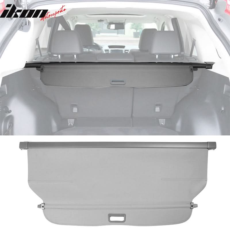 2012-2016 Honda CR-V OE Rear Luggage Cargo Cover Vinly Aluminum Rod