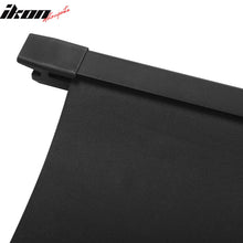 Load image into Gallery viewer, 2022-2024Â Jeep Grand Cherokee Black Trunk Cargo Cover PVC Aluminum Rod