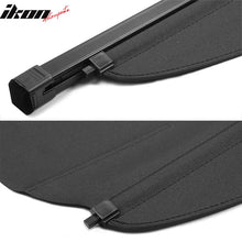 Load image into Gallery viewer, 2017-2022 Kia Niro 4DR Black Rear Trunk Cargo Cover PVC Aluminum Rod