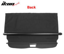 Load image into Gallery viewer, 2016-2019 Smart EQ Fortwo 2DR Black Rear Cargo Cover PVC Aluminum Rod