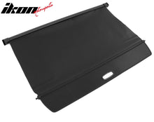 Load image into Gallery viewer, 2022-2024 Rivian R1S Black Retractable Rear Trunk Cargo Cover Canvas